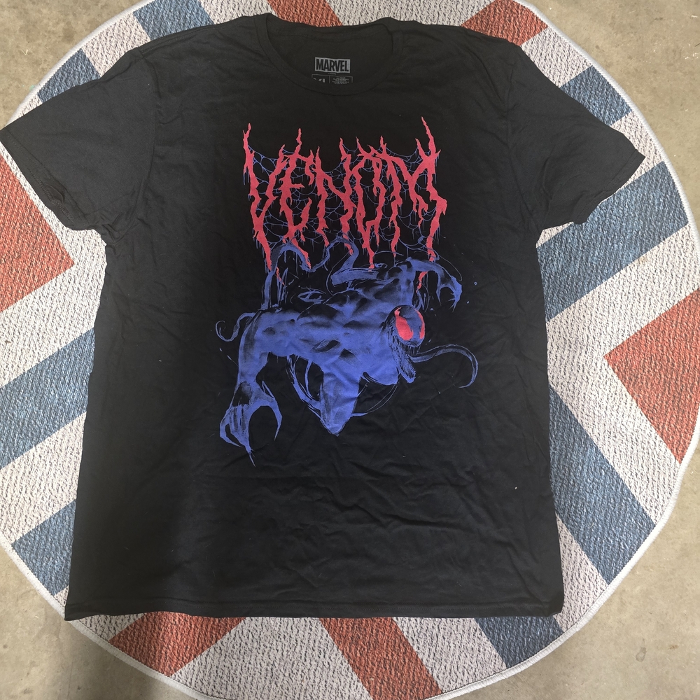 Marvel Venom Black and Blue Graphic Tee